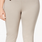 Alfani Women's Modern Skinny Pull On Pants Brown Size 24W