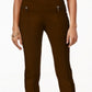 Style & Co Women's Skinny Leg Mid-Rise Casual Pants Brown Size Petite