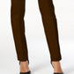 Style & Co Women's Skinny Leg Mid-Rise Casual Pants Brown Size Petite