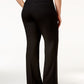 Alfani Women's Curvy Bootcut Tummy Control Pants Black Size 22W