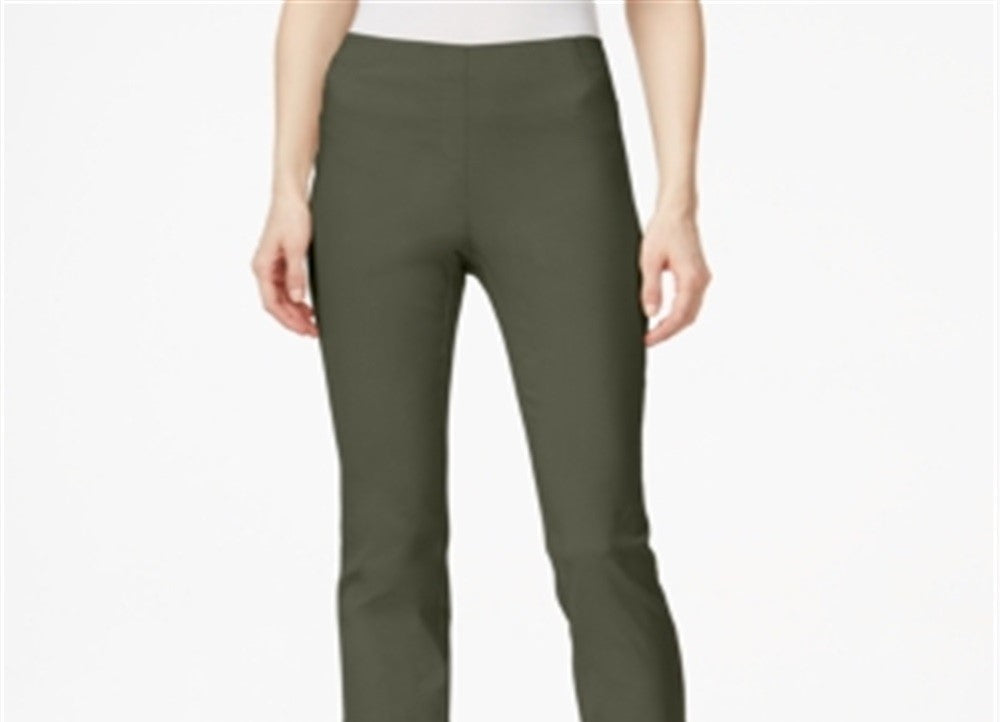Style & Co Women's Pull On Capri Pants Green Size Medium