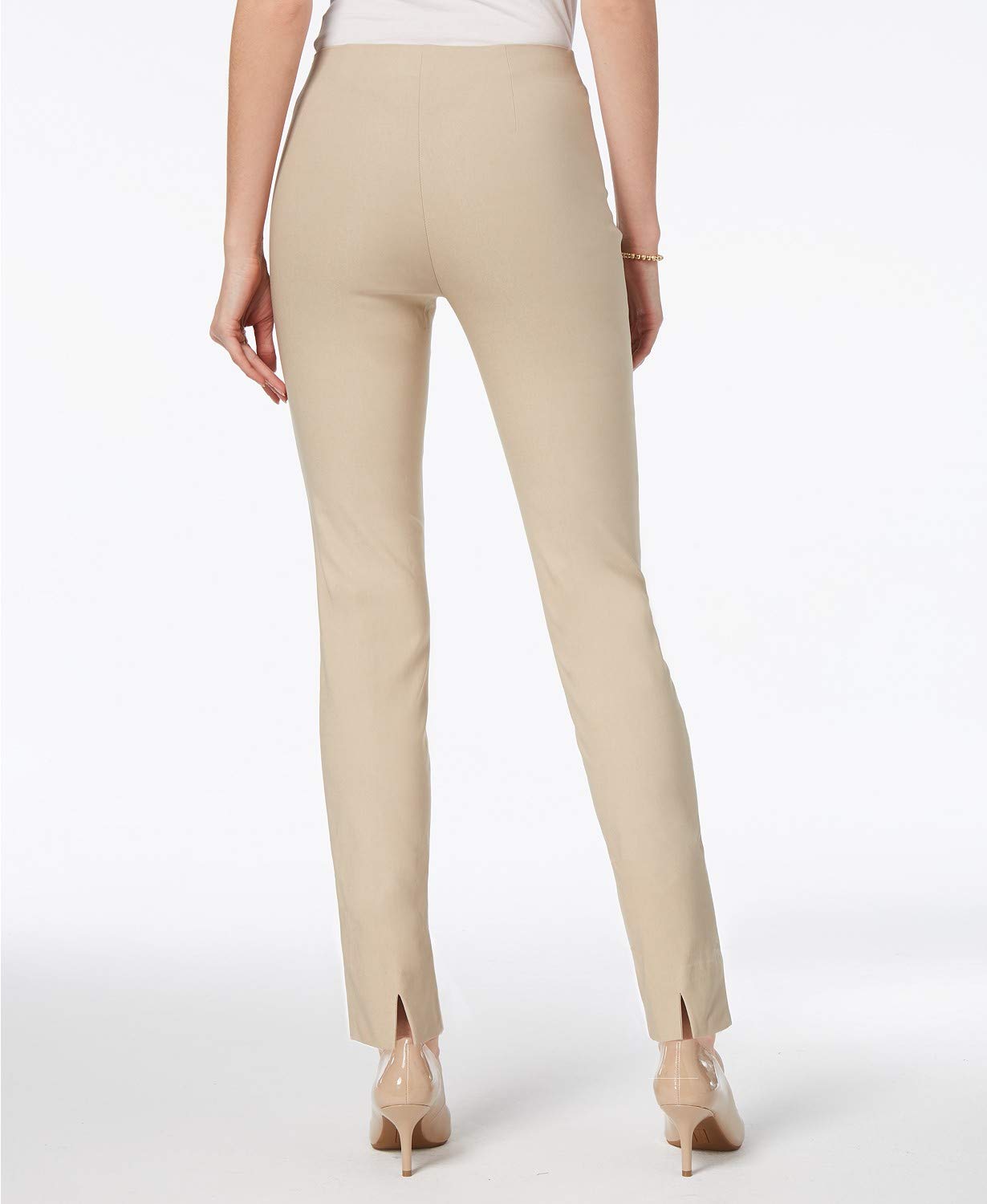 Charter Club Women's Tummy Control Ankle Pants Brown Size 10