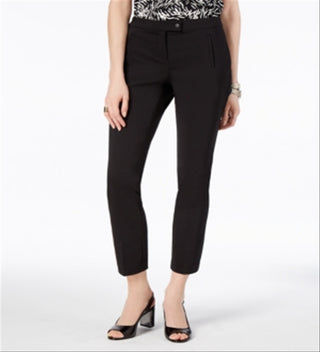 Alfani Women's Tummy Control Slim Leg Pants Black Size 16