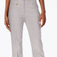 JM Collection Women's Tummy Control Curvy Fit Pants Gray Size 16X4.5