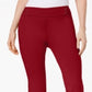 JM Collection Women's Embellished Pull On Capri Pants Red Size XX-Large