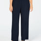 Alfani Women's Plus Curvy Bootcut Tummy Control Pants Blue Size 18W