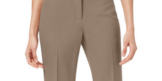 Alfani Women's Curvy Bootcut Pants Brown Size 2