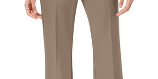 Alfani Women's Curvy Bootcut Pants Brown Size 2