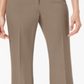 Alfani Women's Curvy Bootcut Pants Brown Size 2