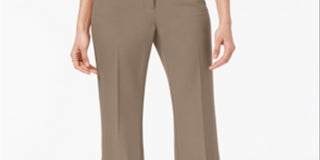 Alfani Women's Curvy Bootcut Pants Brown Size 2