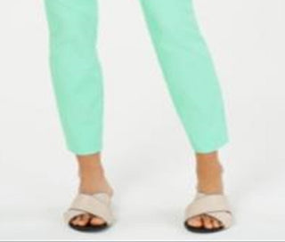 Charter Club Women's Tummy Control Skinny Leg Ankle Pants Blue Size 8