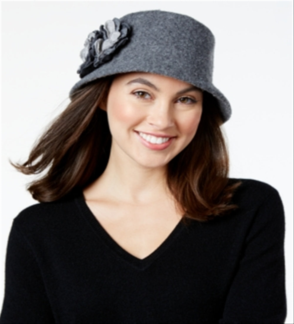 Nine West Women's Knit Microbrim Hat Gray Size Regular