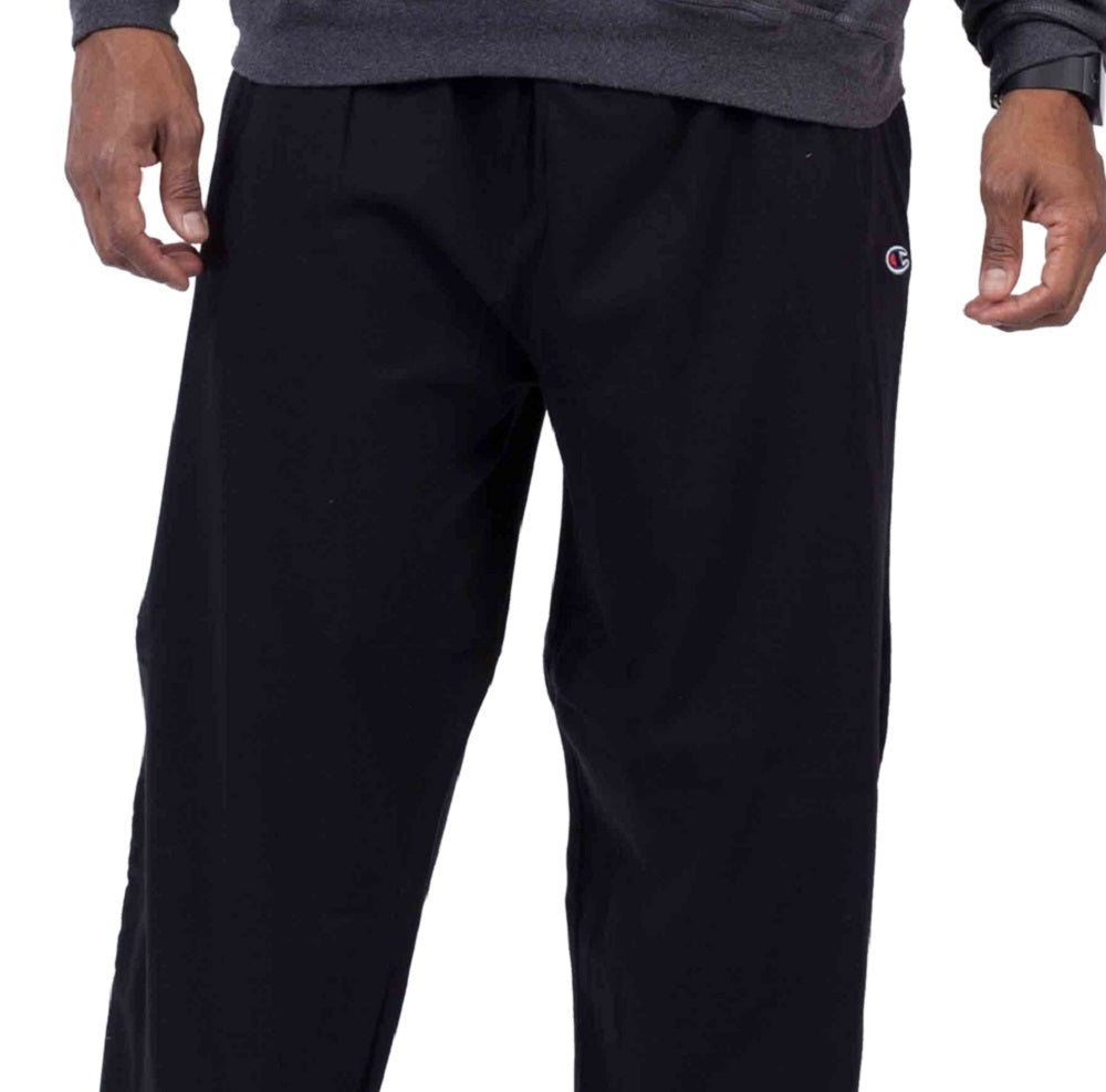 Champion Men's Big & Tall Fleece Pants Black Size XXX-Large