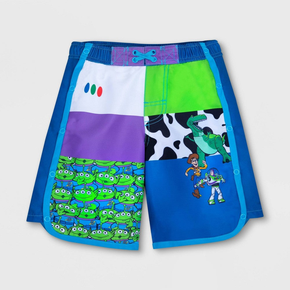 Boys' Disney Toy Story Adaptive Swim Trunks - L - Disney Store