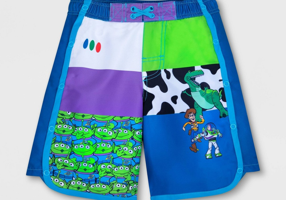 Boys' Disney Toy Story Adaptive Swim Trunks - L - Disney Store
