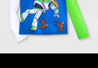 Boys' Disney Toy Story Swim Rash Guard Swimsuit Top - 9-10 - Disney Store
