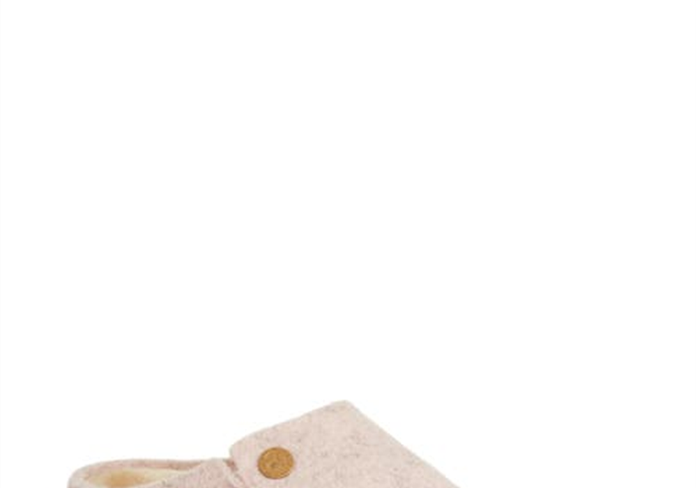 Birkenstock Zermatt Genuine Shearling Lined Slipper in Light Rose , Size 6-6.5Us Pink Size EU 37 (US Women's 6-6.5) Narrow ---