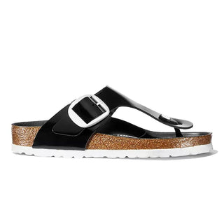 Birkenstock Women's Gizeh Big Buckle Thong Sandals Black Size