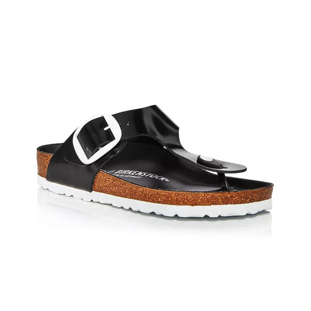 Birkenstock Women's Gizeh Big Buckle Thong Sandals Black Size