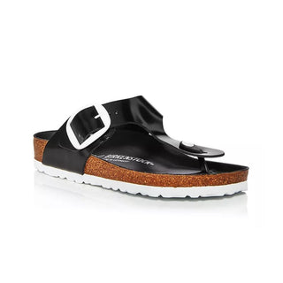 Birkenstock Women's Gizeh Big Buckle Thong Sandals Black Size