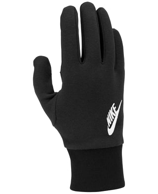 Nike Men's Club Fleece 2.0 Embroidered Logo Tech Gloves Black Size Medium