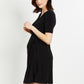 Motherhood Maternity Women's Wrap Dress Black Size Large