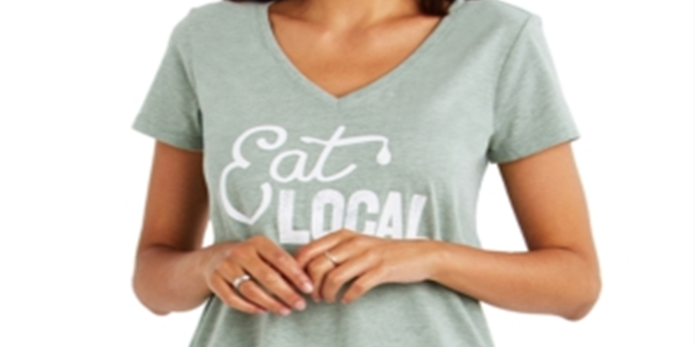 Motherhood Maternity Women's Nursing Tee Green Size Small