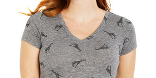 Motherhood Maternity Women's Ruched T-Shirt Gray Size Large