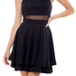 Emerald Sundae Junior's Illusion Neck Dress Blue Size XL