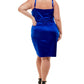 Emerald Sundae Women's Gathered Bodycon Dress Blue Size 22W