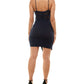 Emerald Sundae Junior's Illusion Back Bodycon Dress Blue Size XX-Small