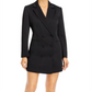 Lucy Paris Women's Two Button Blazer Dress Black Size Small