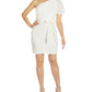 Adrianna Papell Women's Floral Applique Sheath Dress White Size 2