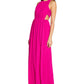 Aidan By Aidan Mattox Women's Pleated Cutout Gown Pink Size 6M