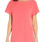 Adrianna Papell Women's High Low Shift Dress Pink Size 0