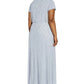 Adrianna Papell Women's Embellished Blouson Gown Blue Size 20