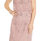 Adrianna Papell Women's Beaded Gown Pink Size 16W