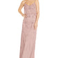 Adrianna Papell Women's Beaded Gown Pink Size 16W