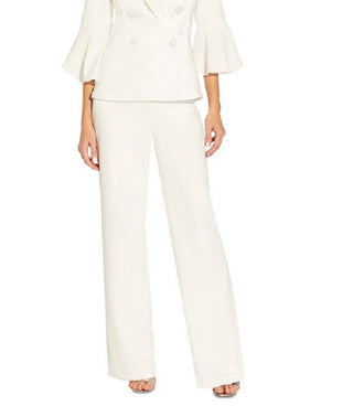 Adrianna Papell Women's Shawl Collar Bell Sleeve Blazer White Size 6