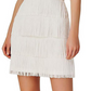 Aidan Mattox Women's Scuba Mini Halter Dress White Size 8