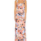 Adrianna Papell Women's Square Neck Floral Print Gown Blue Size 12Petite