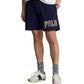 Polo Ralph Lauren Men's 6 Logo Jersey Shorts Blue Size Large