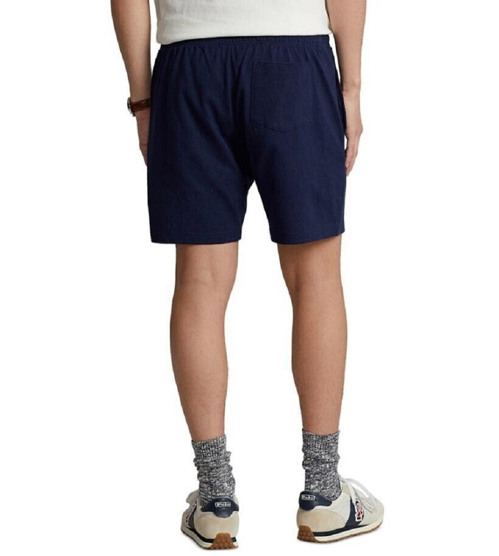 Polo Ralph Lauren Men's 6 Logo Jersey Shorts Blue Size Large