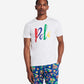 Polo Ralph Lauren Men's Oversized Polo Script Logo T-Shirt White Size Small
