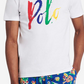 Polo Ralph Lauren Men's Oversized Polo Script Logo T-Shirt White Size Small