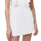 French Connection Women's Whisper Ruffle Strap Minidress White Size 4