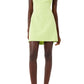 French Connection Women's Whisper Sweetheart Neck Minidress Green Size 0