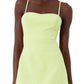 French Connection Women's Whisper Sweetheart Neck Minidress Green Size 0