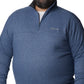 Columbia Men's Mountain Ii Half Zip Sweatshirt Blue Size Medium