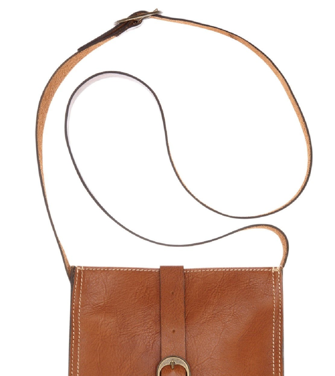 Patricia Nash Women's Pouch Smooth Leather Crossbody Brown Size Regular